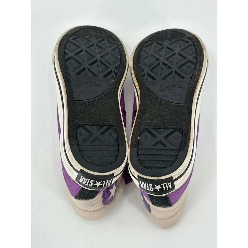 Chuck Taylor Converse‎ All Star Purple High Top Youth Size 3 (316136F)